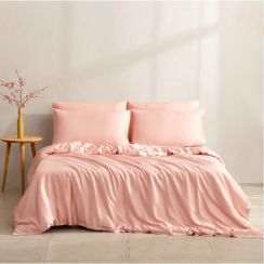 New Queen Size Bamboo Fibre Bedding 4 Piece Set